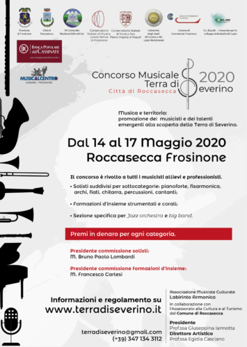 CONCORSO MUSICALE TERRA DI SEVERINO-2020-LOCANDINA